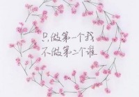 好情感语录大全：触动心灵的暖心说说集锦