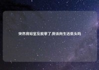 突然得知室友脱单了,我该向生活低头吗