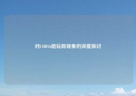 对COD16陪玩群现象的深度探讨