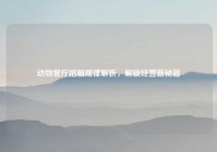 动物餐厅招租规律解析，解锁经营新秘籍