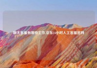 聊天客服有哪些工作,京东24小时人工客服官网