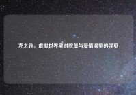 龙之谷，虚拟世界里对脱单与爱情渴望的寻觅