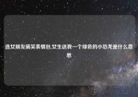 选女朋友搞笑表情包,女生送我一个绿色的小恐龙是什么意思