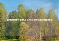 猫和老鼠如何脱单,怎么聊天才会让她觉得你懂我