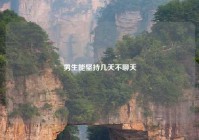 男生能坚持几天不聊天