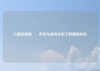 三国杀诸葛靚，历史与游戏交织下的独特存在