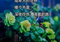 经典人性情感说说：那些年我们一起经历的情感风雨