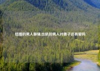 结婚的男人聊骚,出轨的男人对妻子还有爱吗