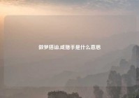 做梦搭讪,咸猪手是什么意思