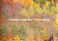 天书奇谈怎么与妹子搭讪,天书奇谈寻找诗仙