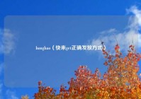 hongbao（快来get正确发放方式）