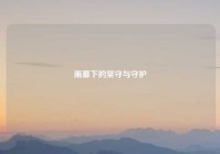 雨幕下的坚守与守护