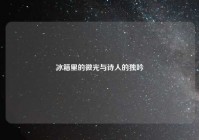 冰箱里的微光与诗人的独吟