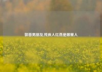 郭蓉男朋友,残疾人红燕是哪里人