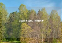 三国杀各国势力深度剖析