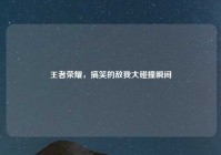 王者荣耀，搞笑的敌我大碰撞瞬间