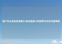 国产街头搭讪高清图片,谁知道最火的脱单交友软件最靠谱