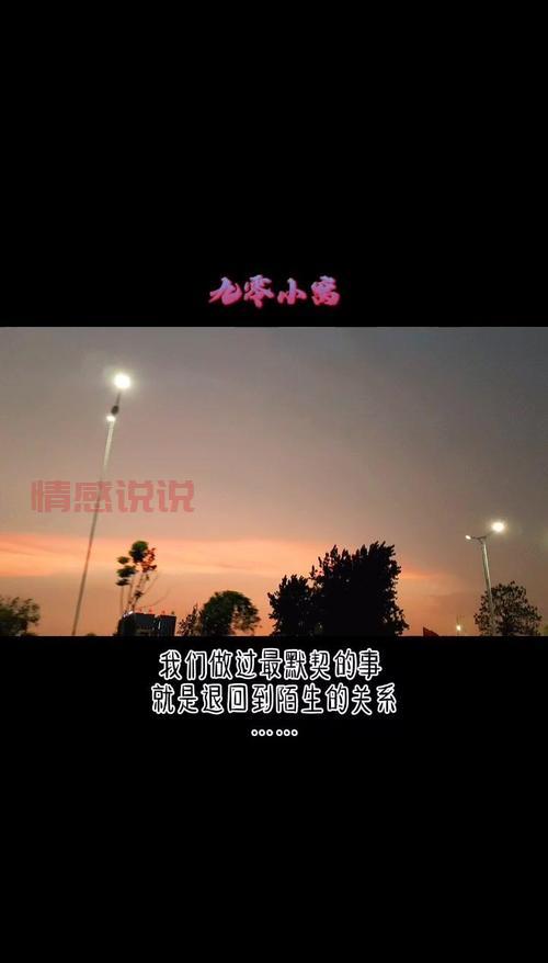 致自己：我们做的最默契的一件事，是不联系