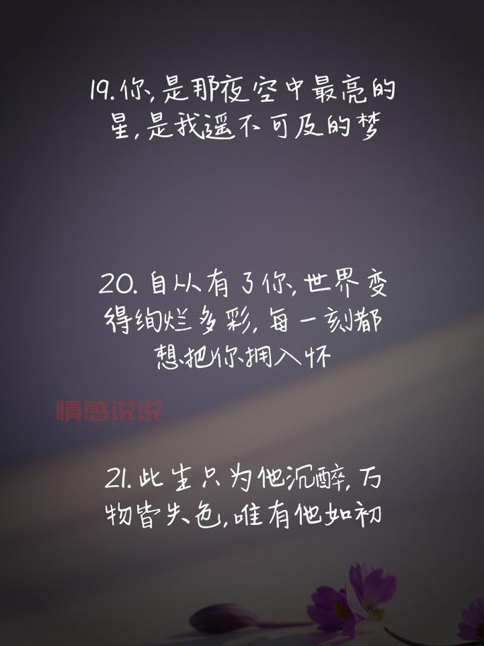 [感人情感语录短句：用简短文字表达深情]