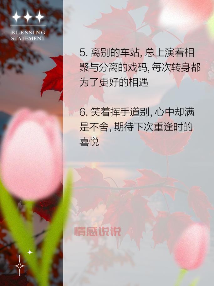车站的心情感悟说说:在离别中学会成长