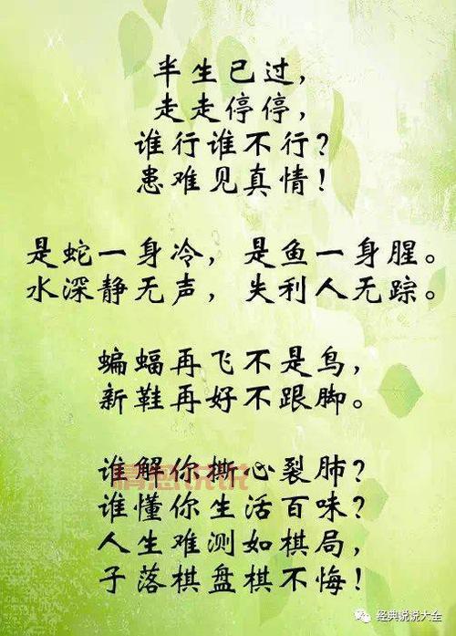 精选生活语录:触动人心的情感说说合集