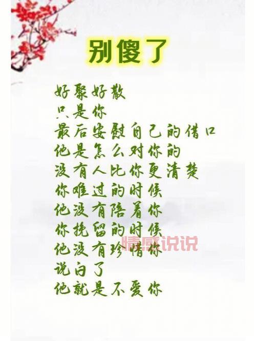 情感心情说说:细说那些让人心碎的情感故事