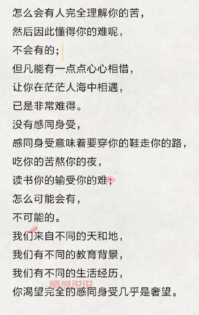 情感语录说说抖音：让你感同身受的深情表达