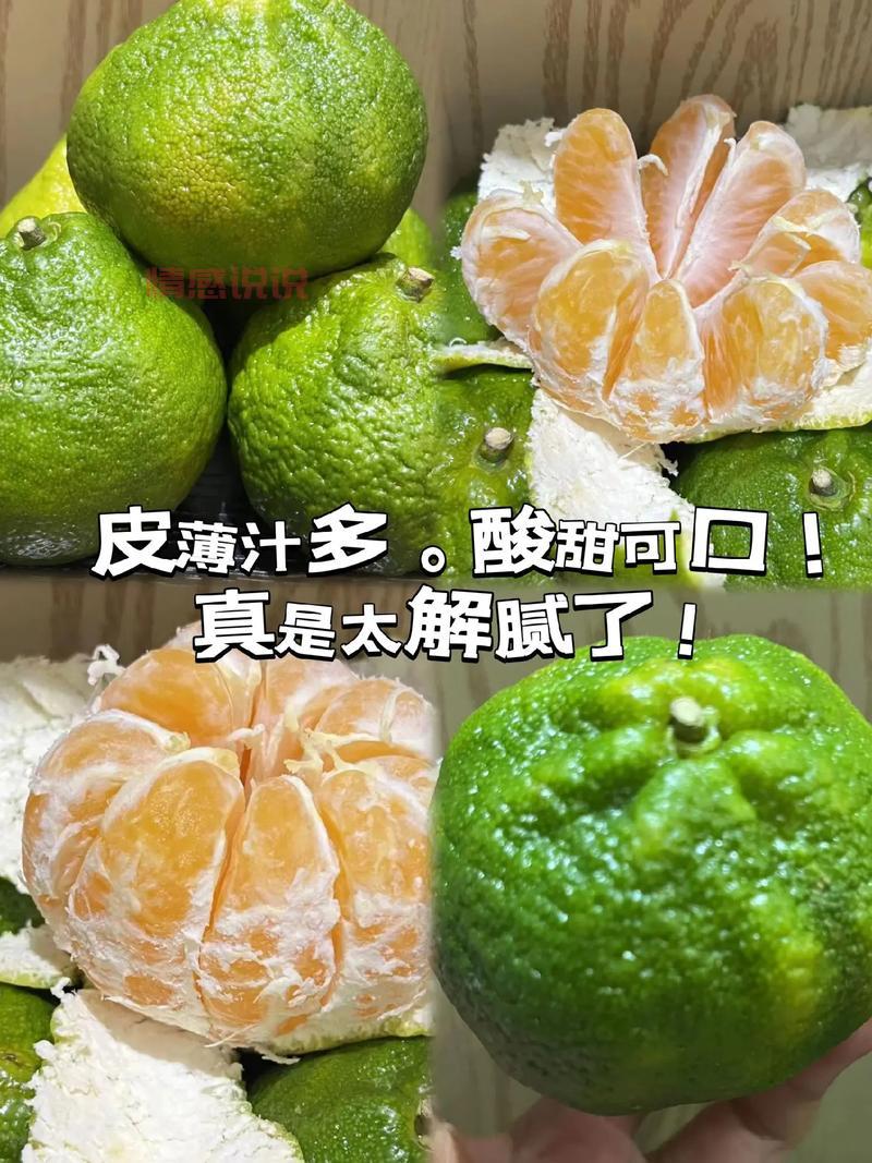 关于橘子的情感说说：你酸我甜，岁月如橘