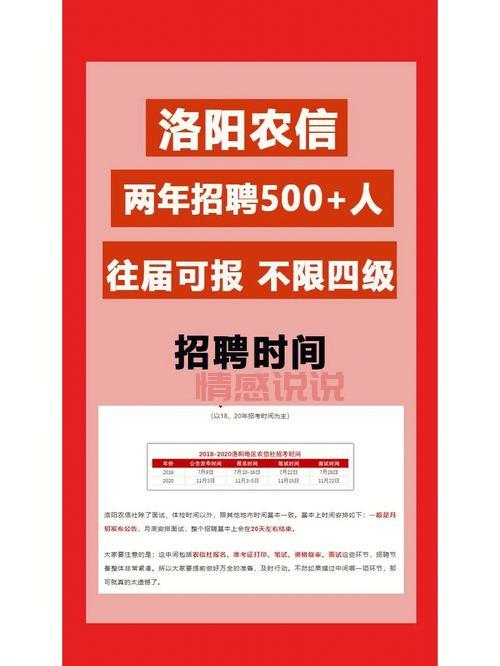 洛阳最新双休招聘职位汇总:高薪+优厚福利