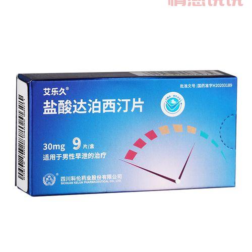 盐酸达泊西汀片有什么功效与作用