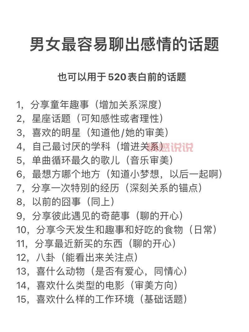 找不到男女微信聊天对话话题怎么办?试试这几个万能话题!