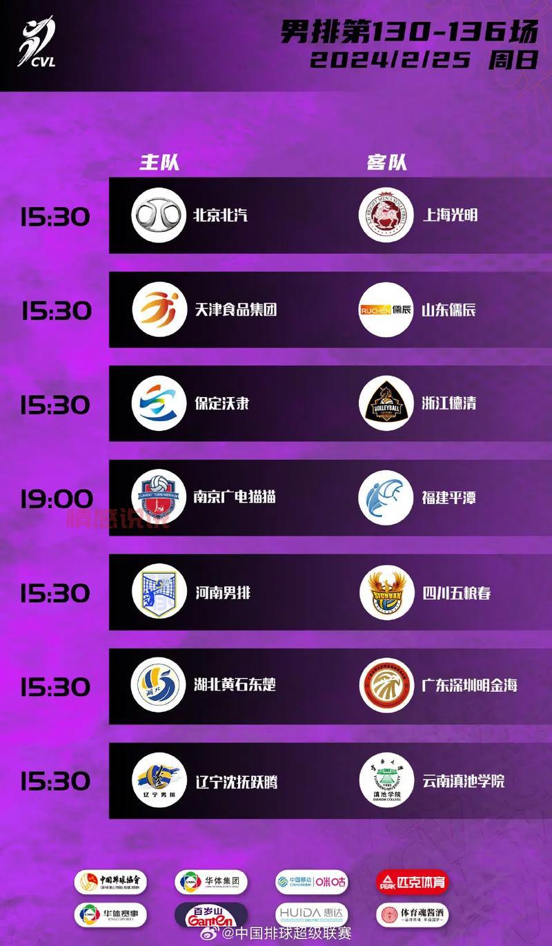 中国排球超级联赛直播在哪看？这些平台随时随地观看！