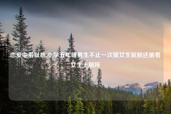 恋爱中羞耻感,小学五年级男生不止一次摸女生屁股还偷看女生上厕所