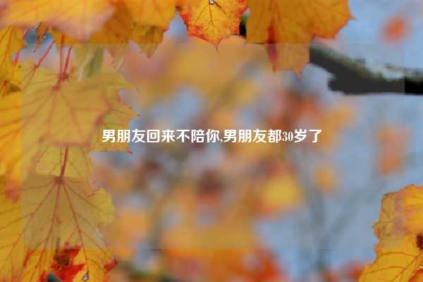 男朋友回来不陪你,男朋友都30岁了