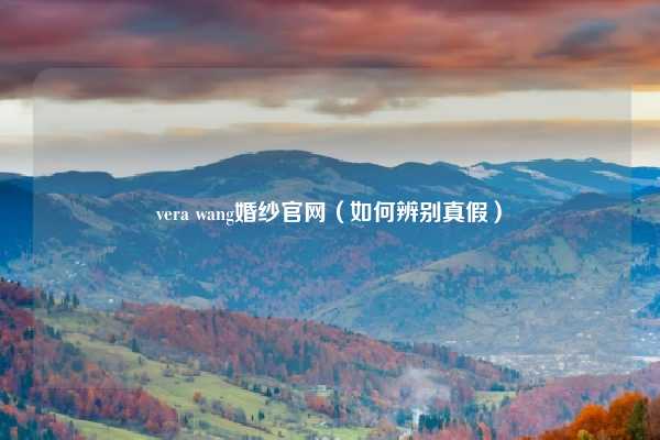 vera wang婚纱官网（如何辨别真假）