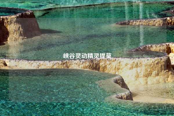 峡谷灵动精灵提莫